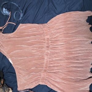 Elegant Pink One-Shoulder Romper